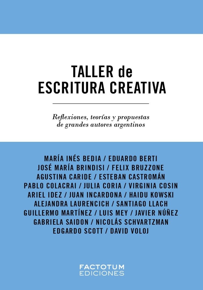 TALLER DE ESCRITURA CREATIVA