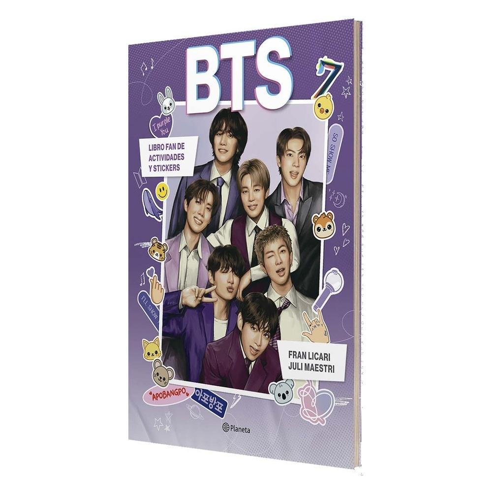 BTS LIBRO DE ACTIVIDADES Y STICKERS