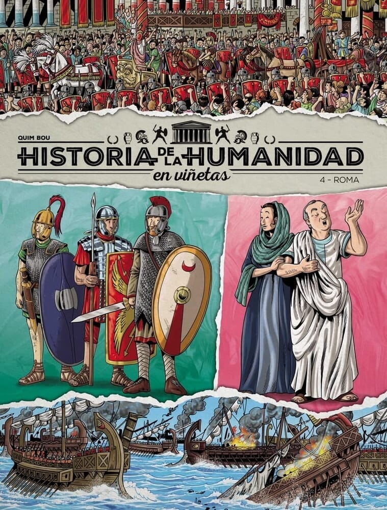 HISTORIA DE LA HUMANIDAD EN VIÑETAS 4 ROMA