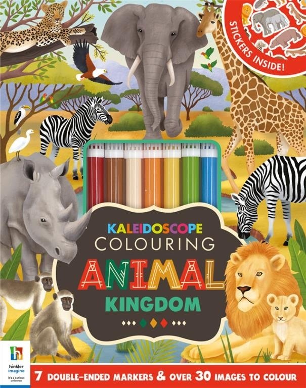 KALEIDOSCOPE COLOURING KITS 7 ANIMAL KINGDOM