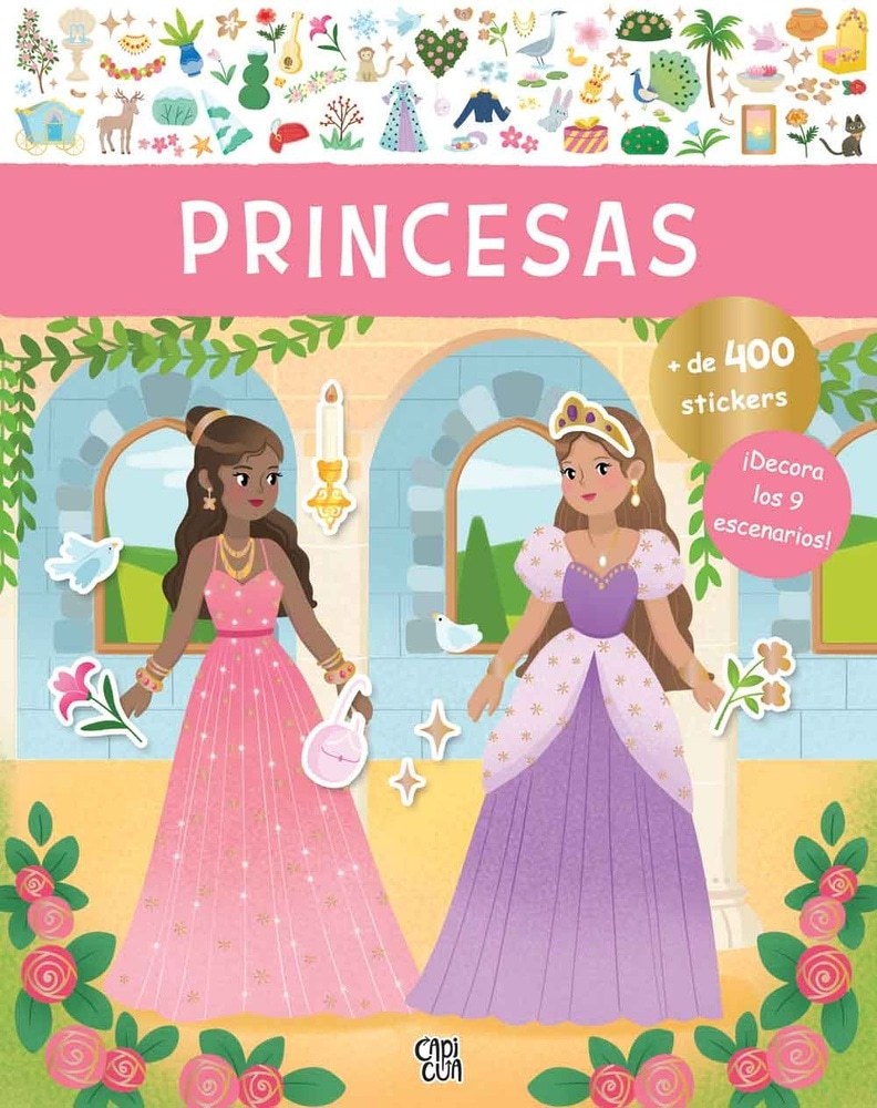 STICKERS CREATIVOS. PRINCESAS