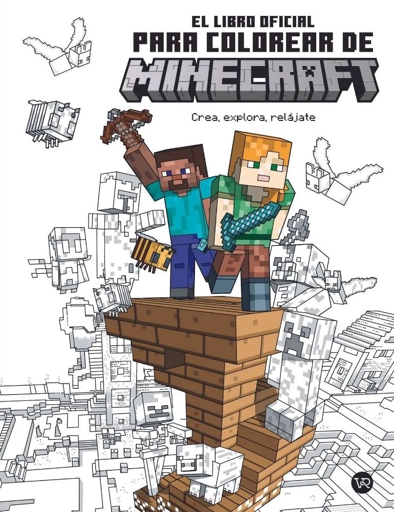 MINECRAFT, EL LIBRO OFICIAL PARA COLOREAR