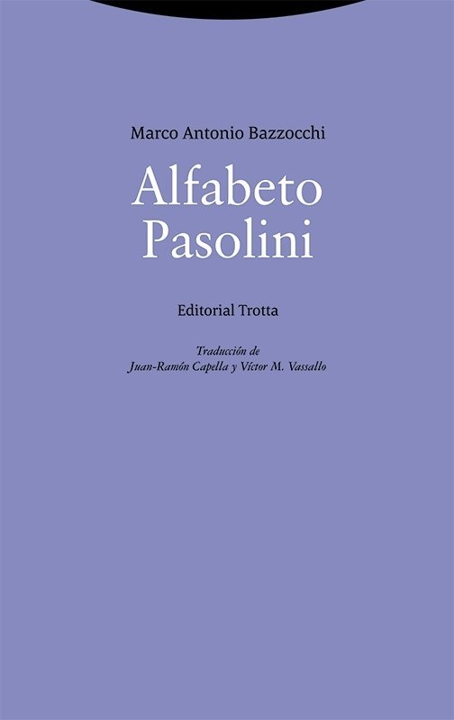 ALFABETO PASOLINI