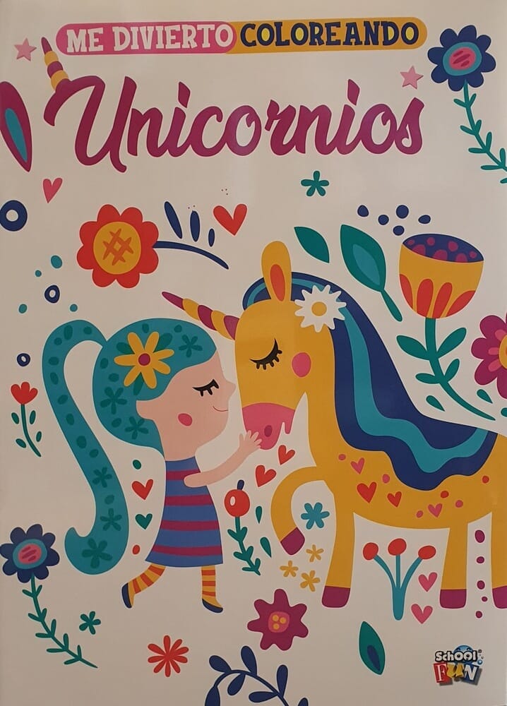 ME DIVIERTO COLOREANDO UNICORNIOS
