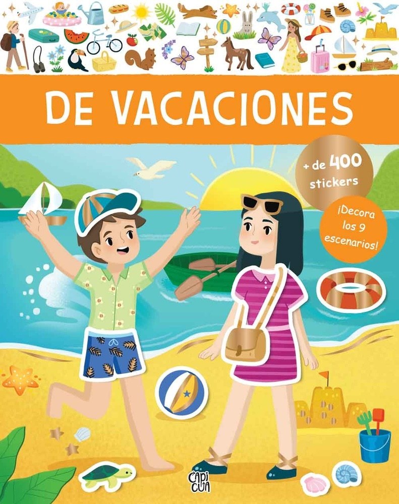 STICKERS CREATIVOS. DE VACACIONES