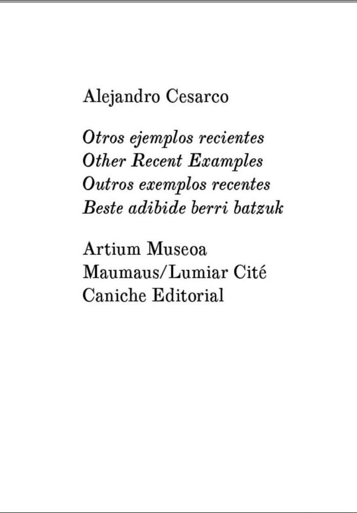 OTROS EJEMPLOS RECIENTES