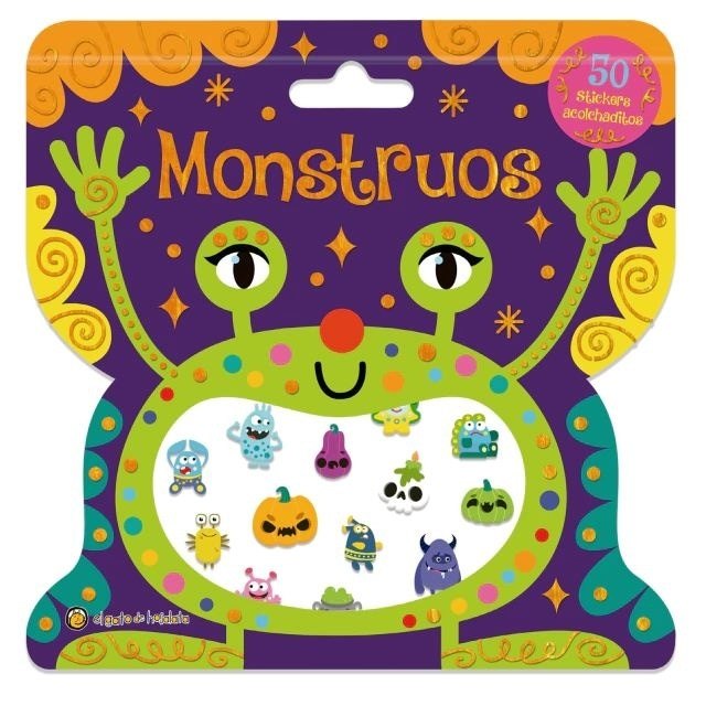 MONSTRUOS -STICKERS ACOLCHADITOS