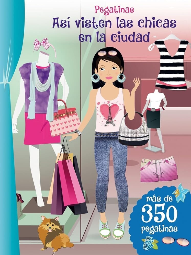 PEGATINAS. ASI VISTEN LAS CHICAS EN LA CIUDAD