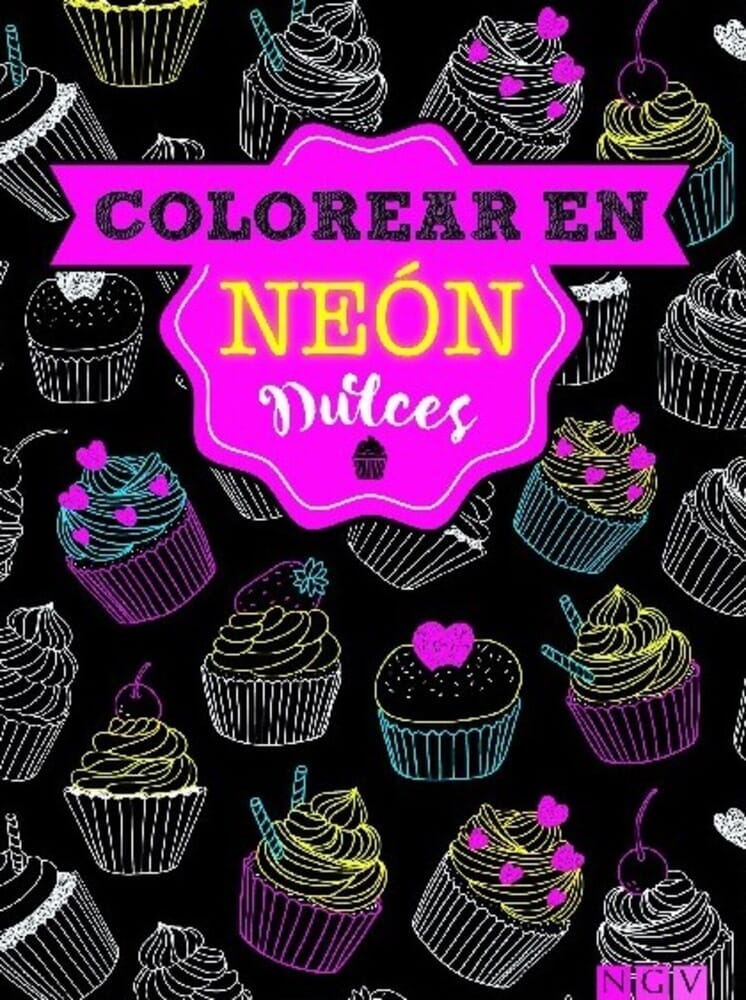 COLOREAR EN NEÓN - DULCES