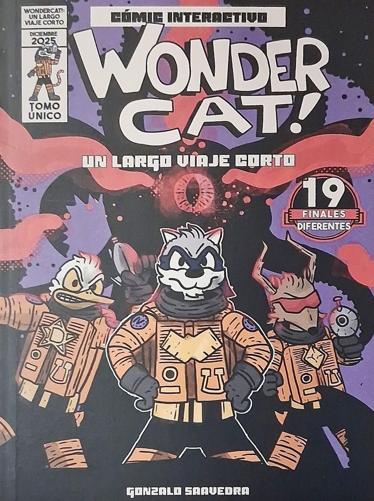 WONDERCAT! UN LARGO VIAJE CORTO. COMIC INTERACTIVO