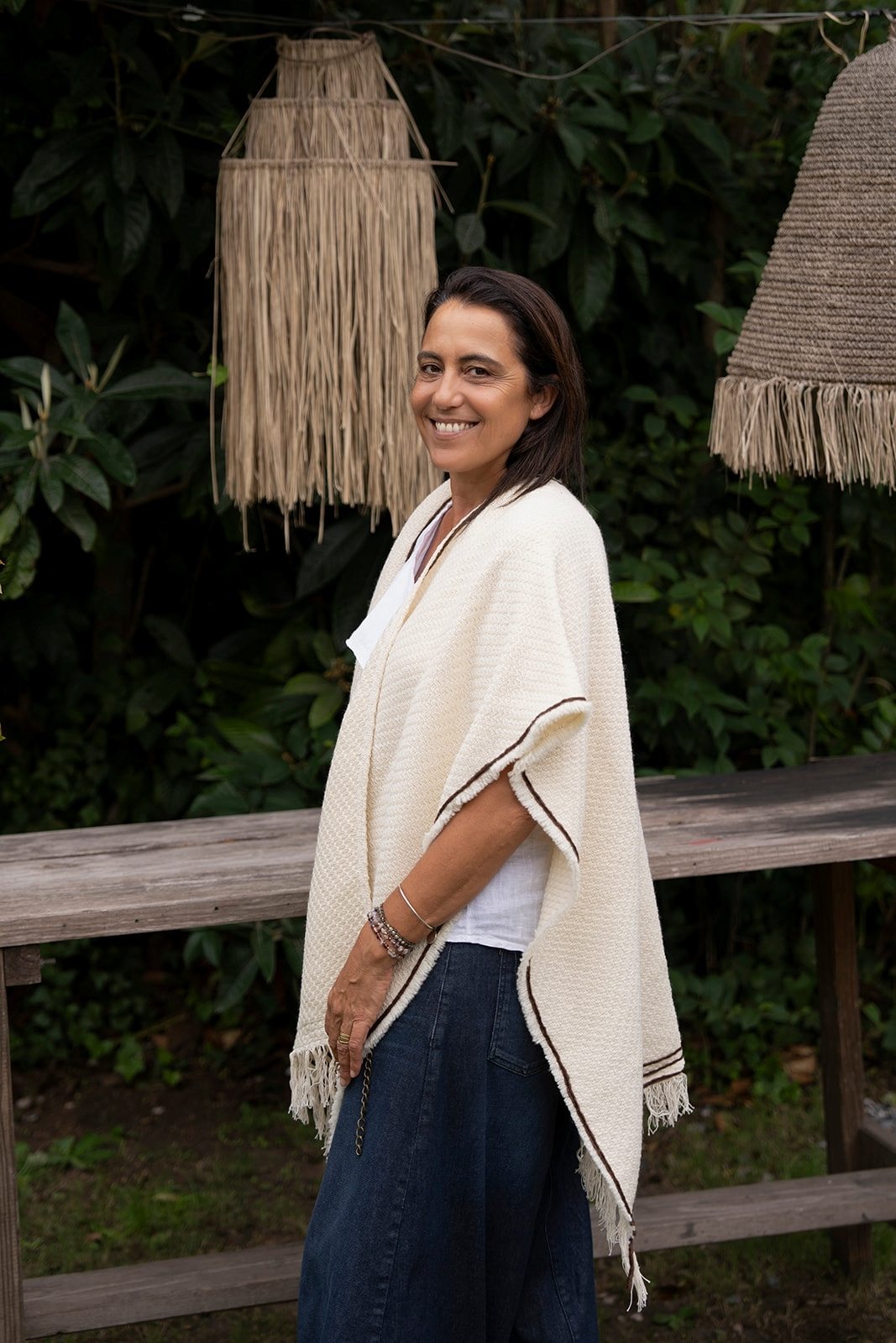RUANA CIGUEÑA SENDEROS