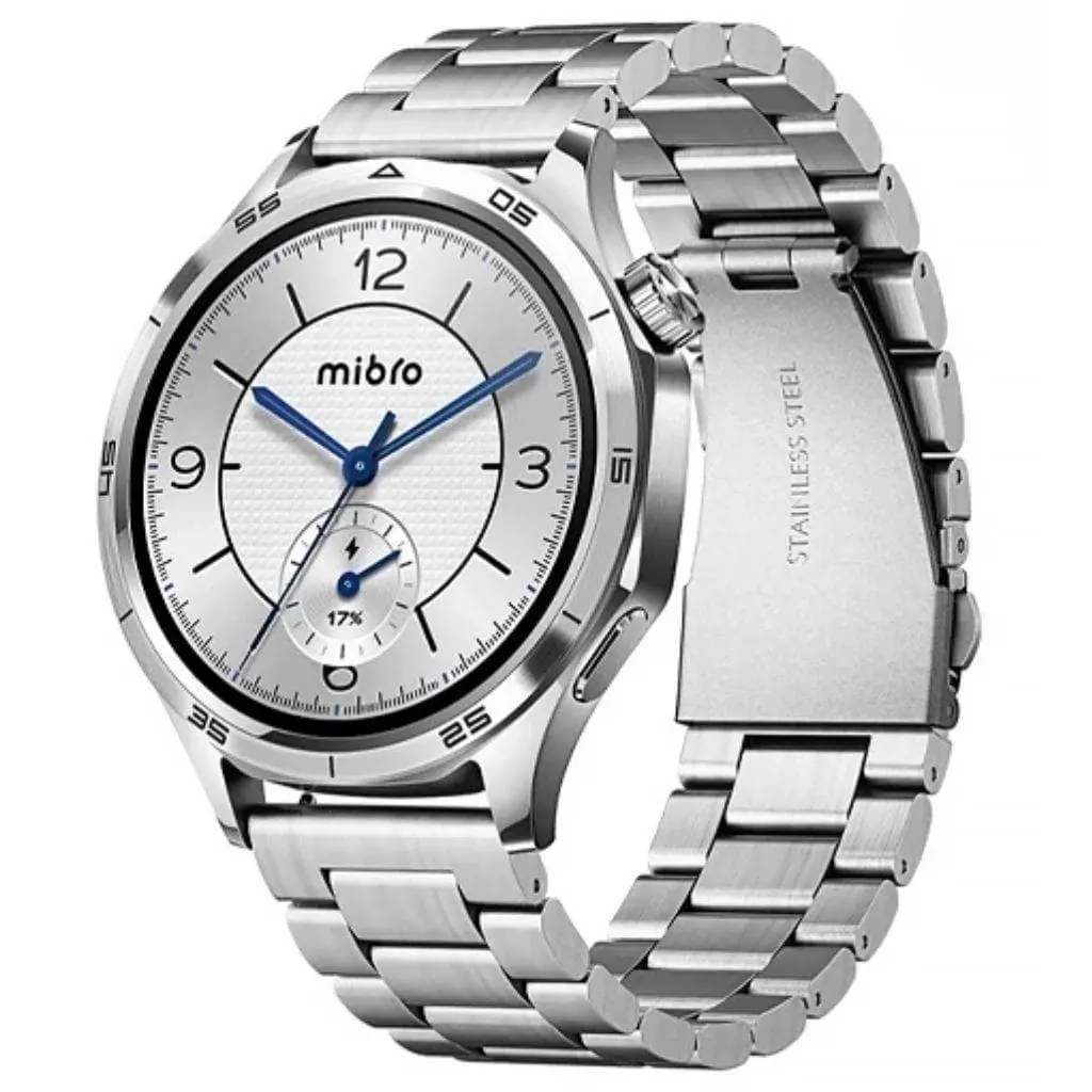 Smartwatch Mibro GT 350mAh c/2 Mallas Plateado by Xiaomi
