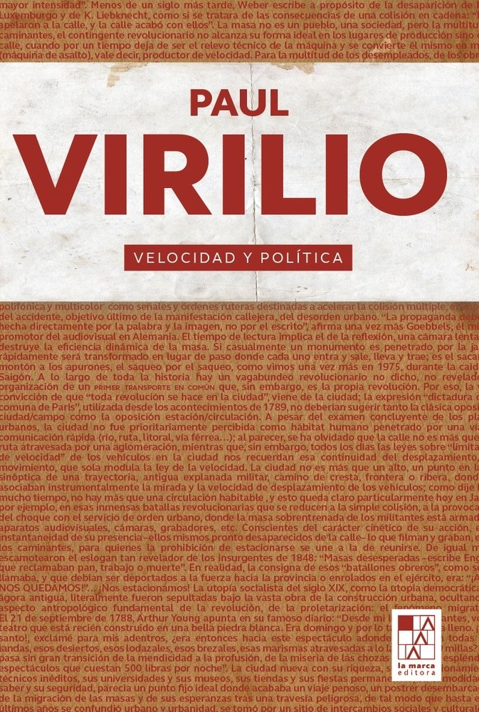 Velocidad y política [2da. Edición]