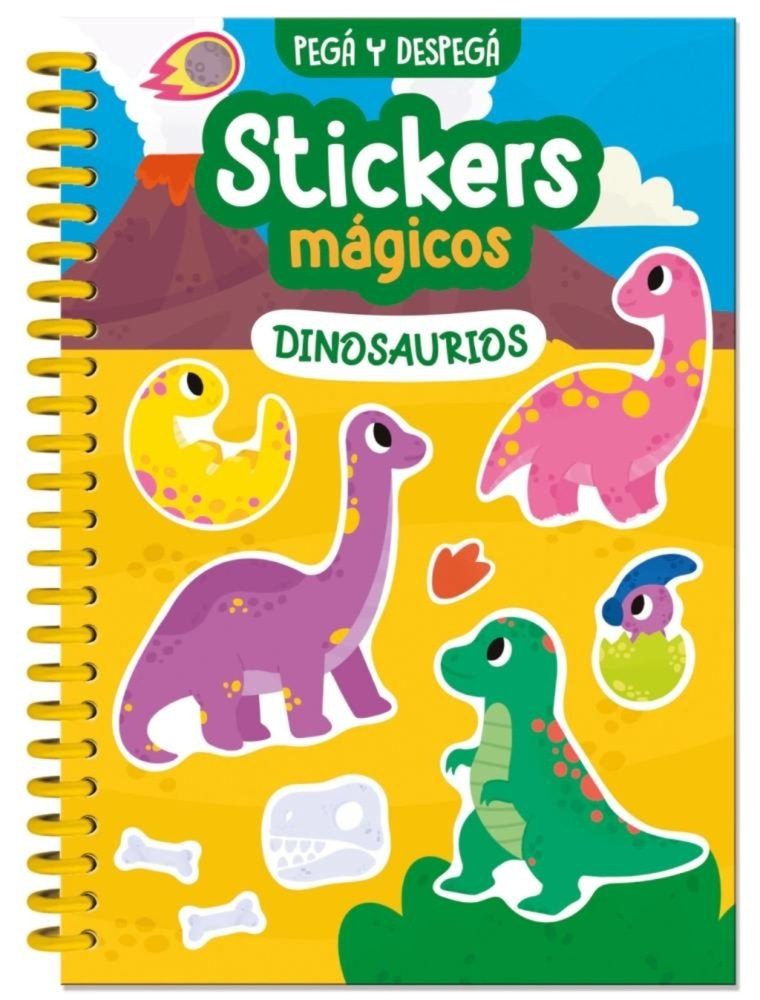 Stickers mágicos dinosaurios