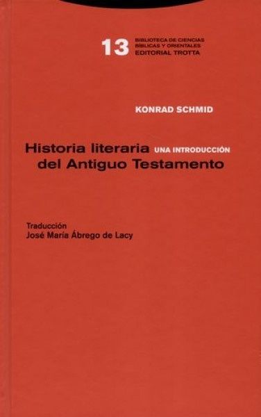 Historia literaria del Antiguo Testamento