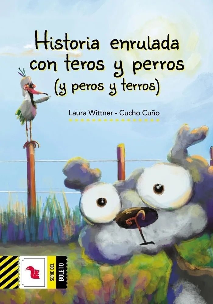 Historia enrulada de perros y teros