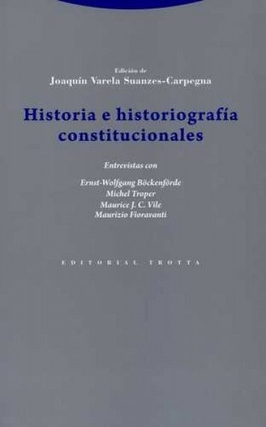 Historia e historiografía constitucionales