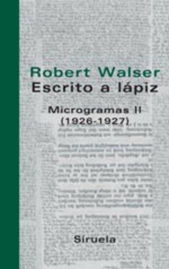 Escrito a lapiz. Microgramas II