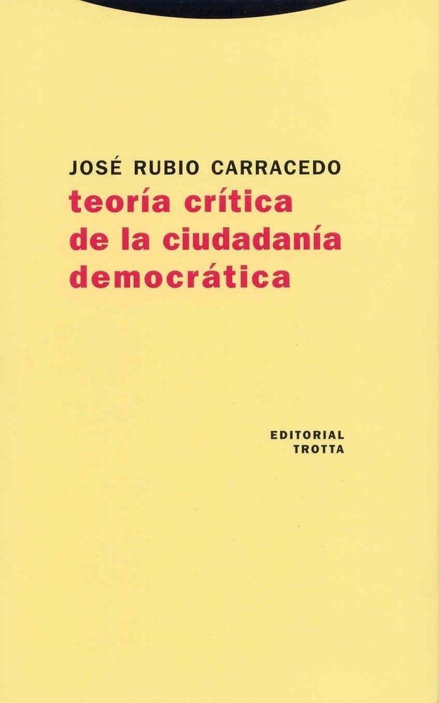 Teoria critica de la ciudadania democratica