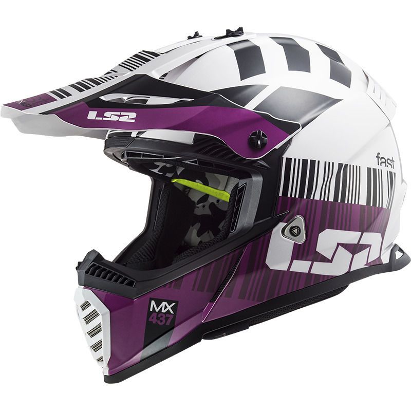 LS2 MX437 FAST EVO XCODE VIOLET