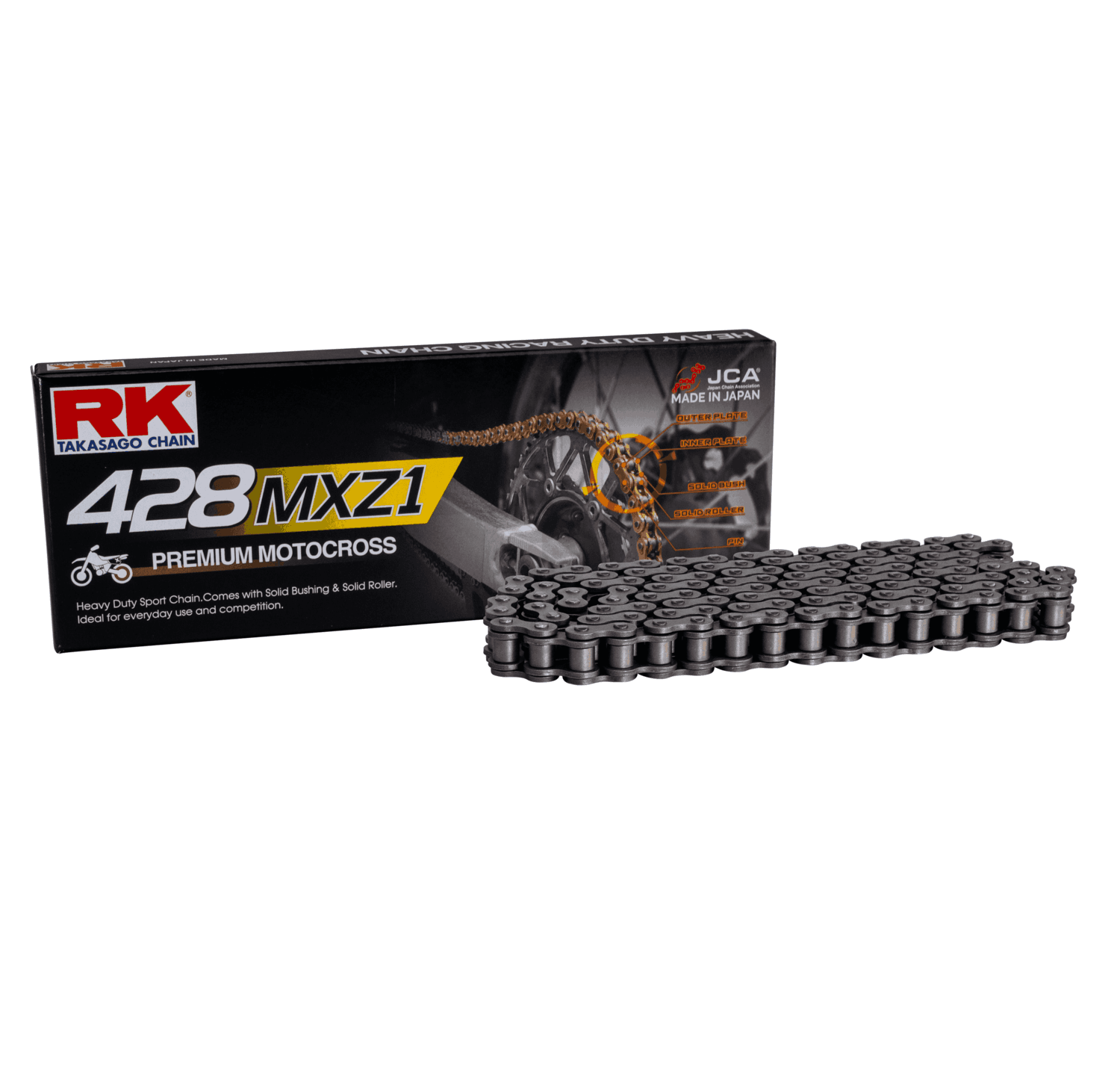 CADENAS RK JAPON 428 MXZ1-124 W/CL