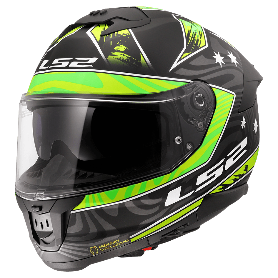 LS2 FF808 STREAM II GALDAM MATT YELLOW