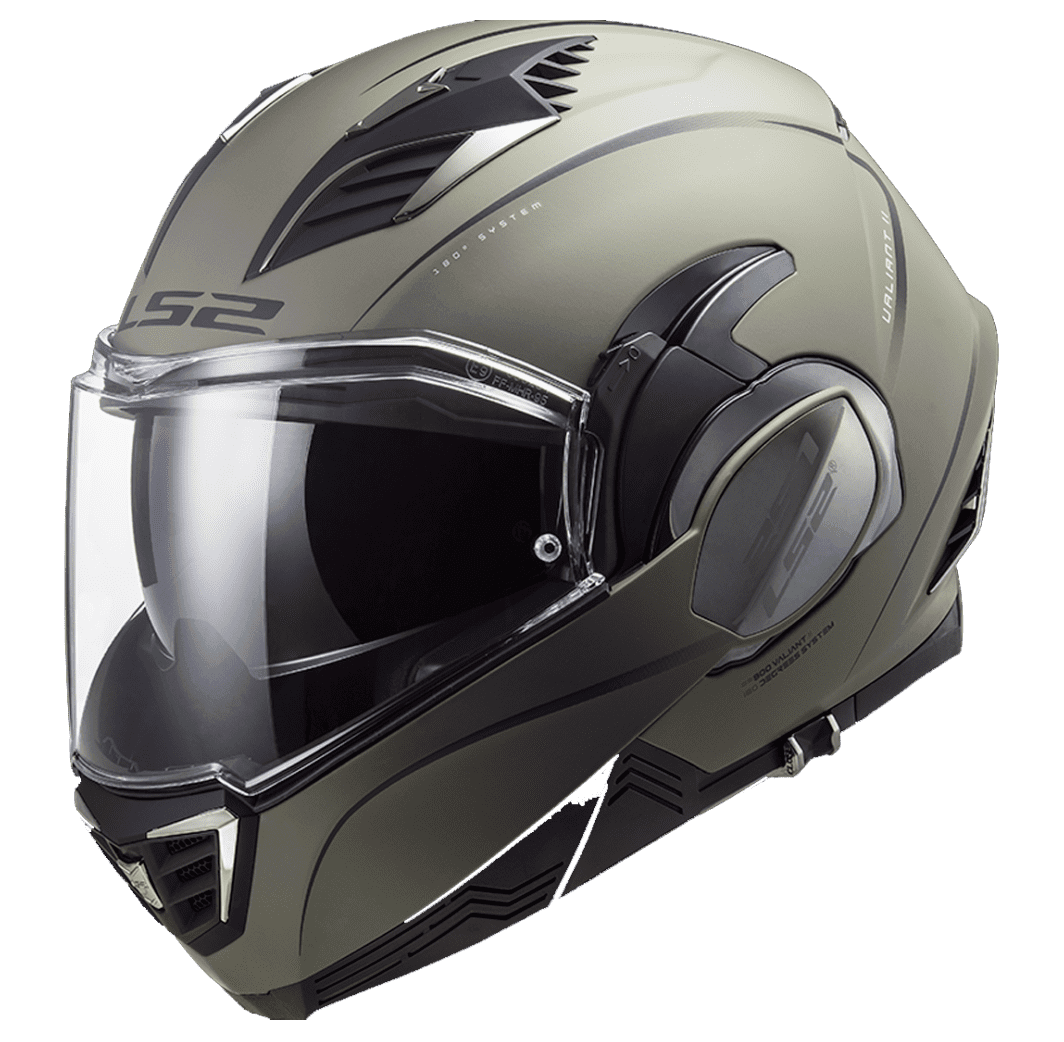 LS2 FF900 VALIANT II - SOLID - SAND MILITARY