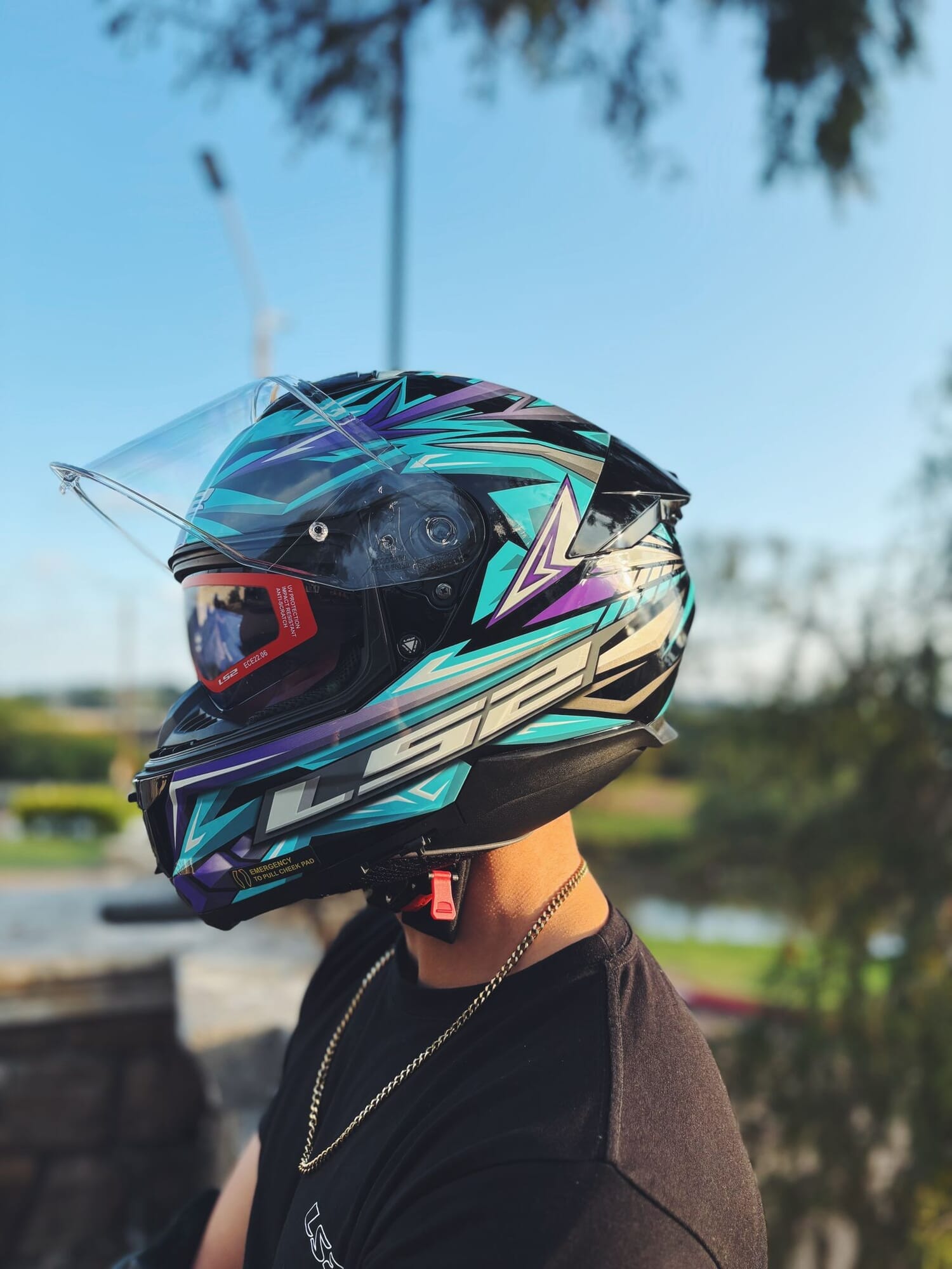 LS2 FF808 STREAM II FIREFLY BLUE PURPLE