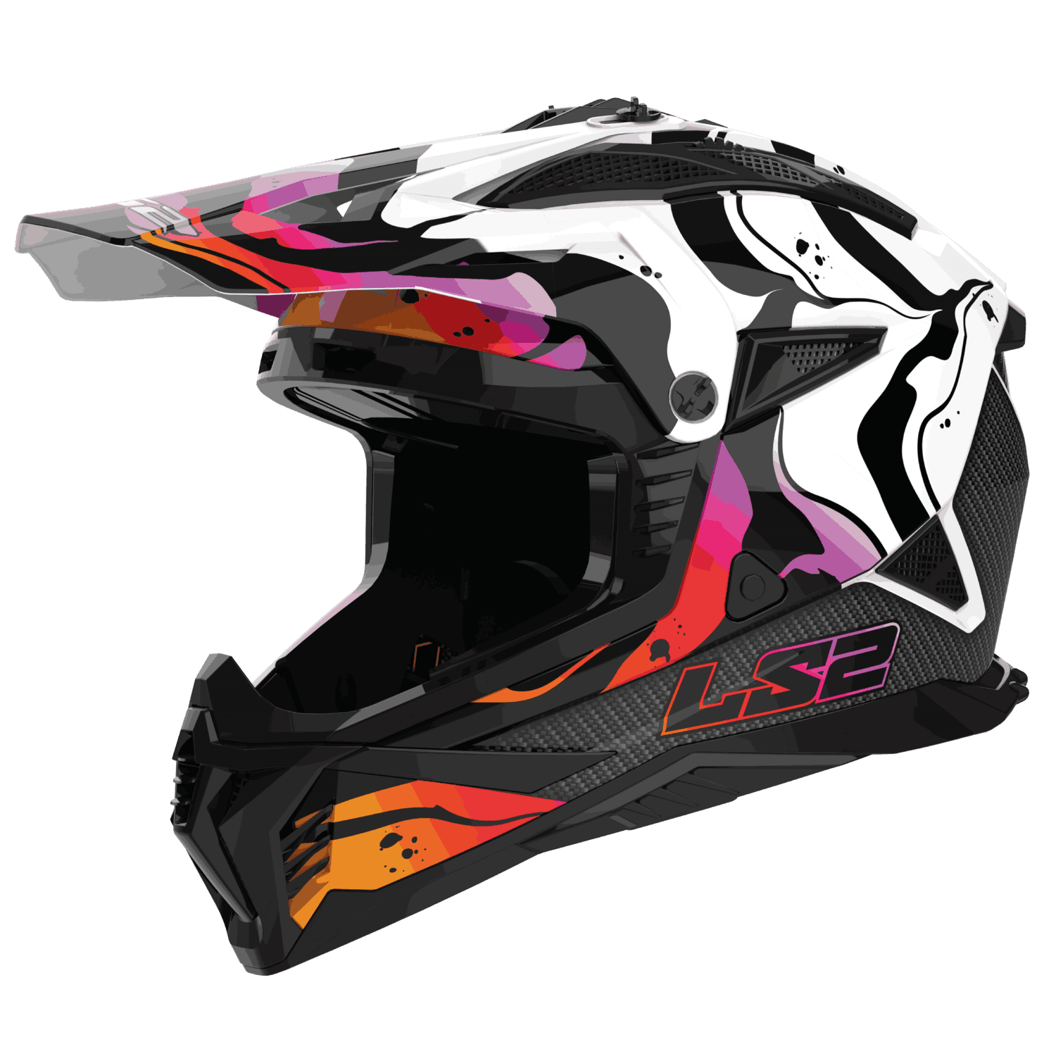 LS2 MX708 FAST II WASH GLOSS WHITE