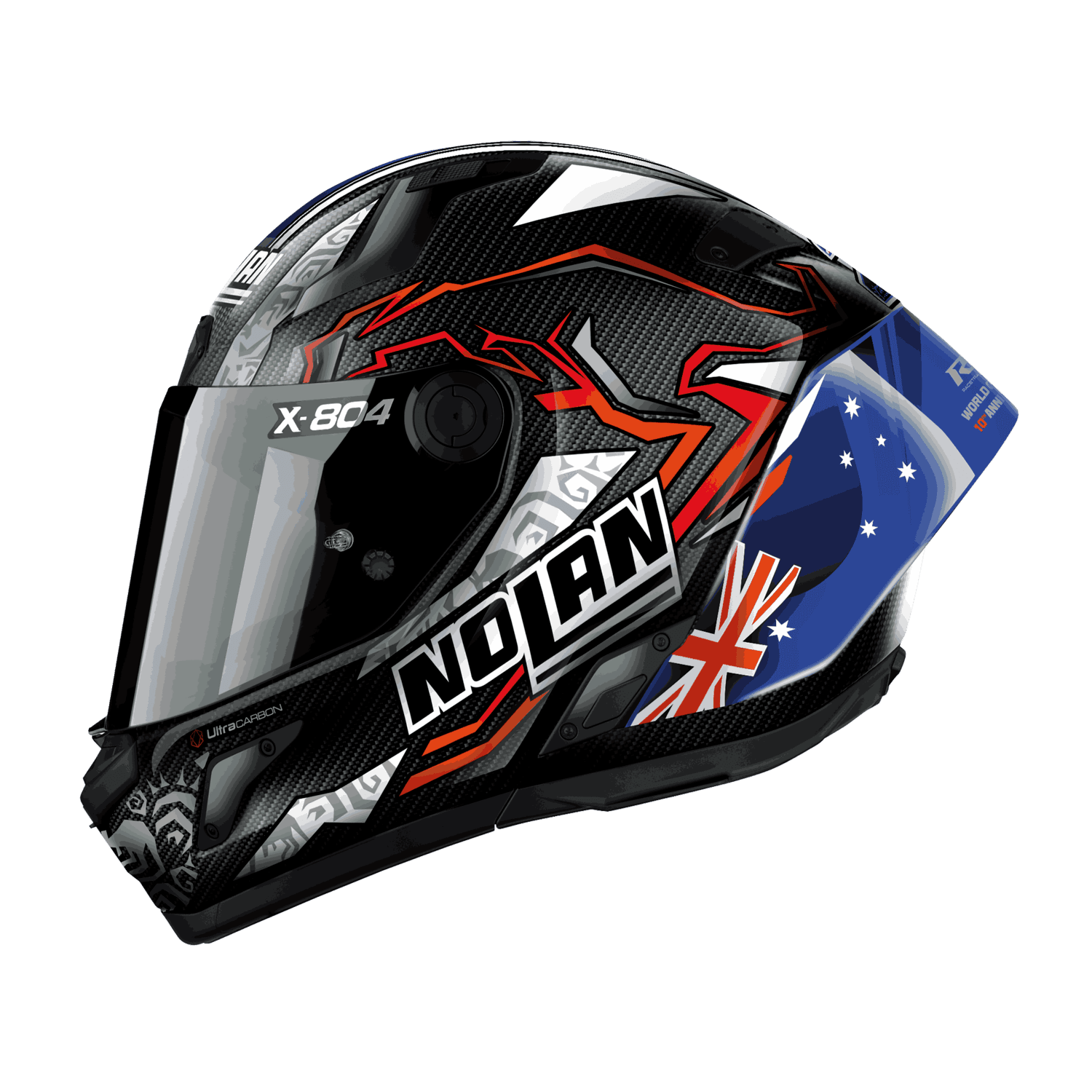 NOLAN X-804 RS ULTRA CARBON REPLICA C. STONER ANIVERSARY 026