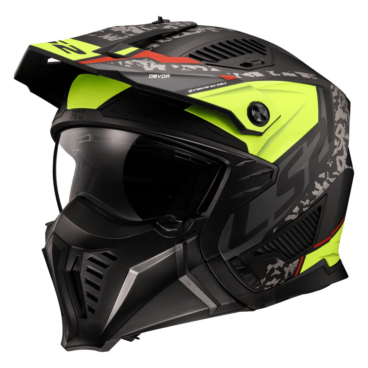 LS2 OF606 DRIFTER DEVOR YELLOW
