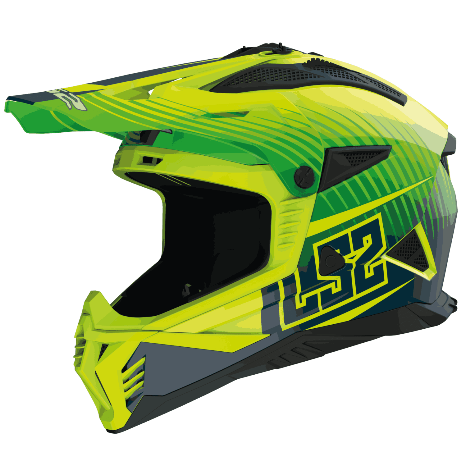LS2 MX708 FAST II DUCK YELLOW