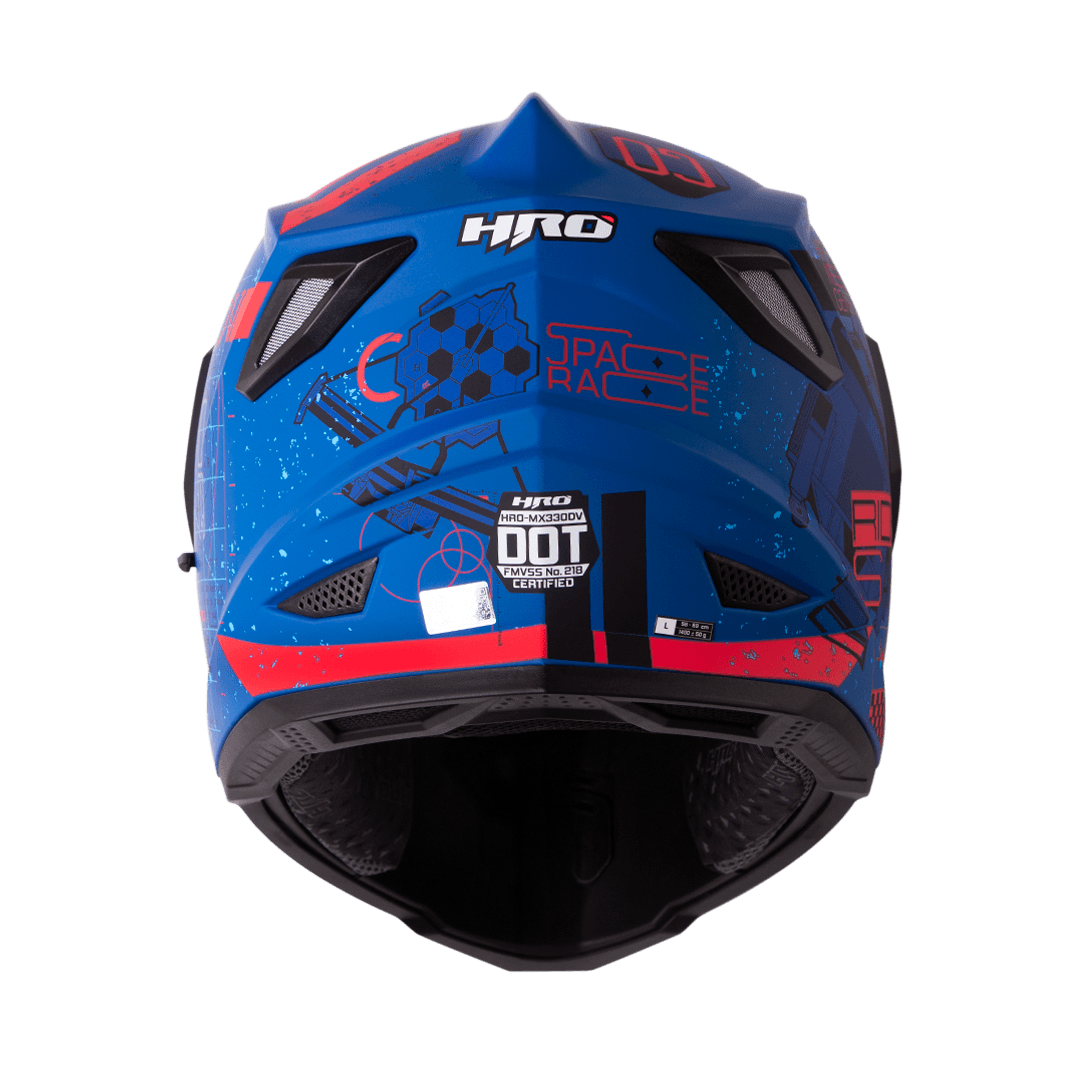 HRO 330 SPACE RACE AZUL ROJO MATE