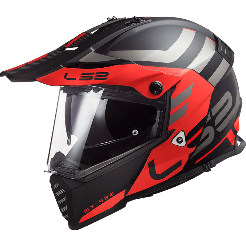 LS2 MX436 PIONEER ADVENTURER RED