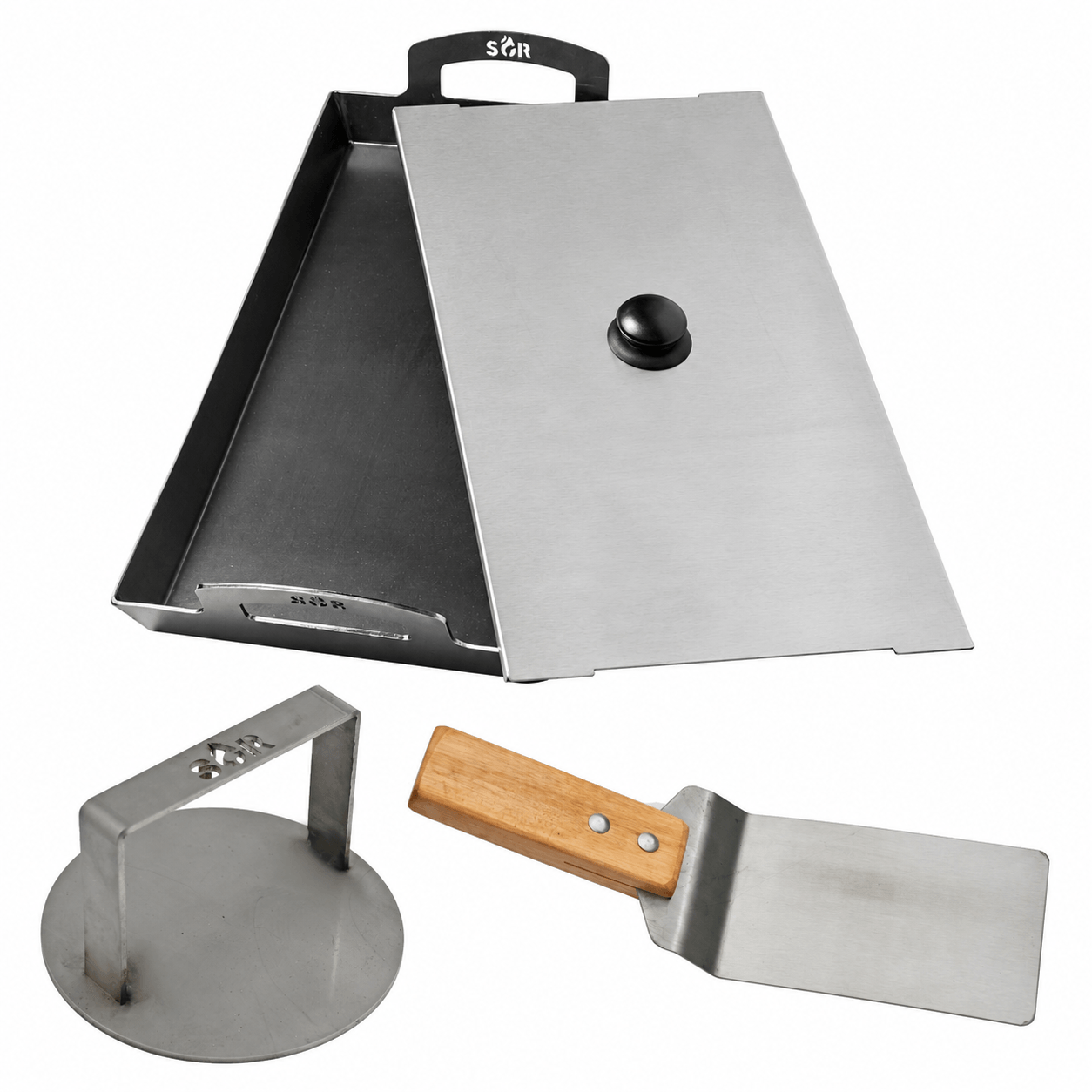 COMBO Plancha 2 Hornallas + Smash + Espátula de Regalo