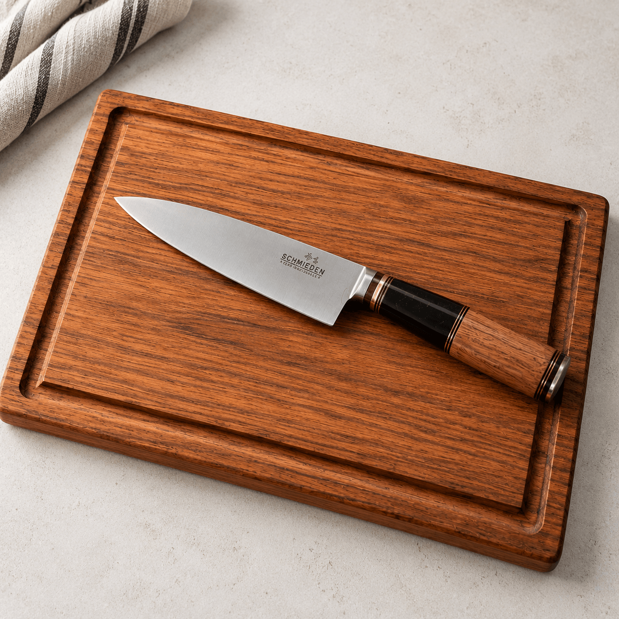 COMBO Tabla de Eucaliptus + Cuchillo