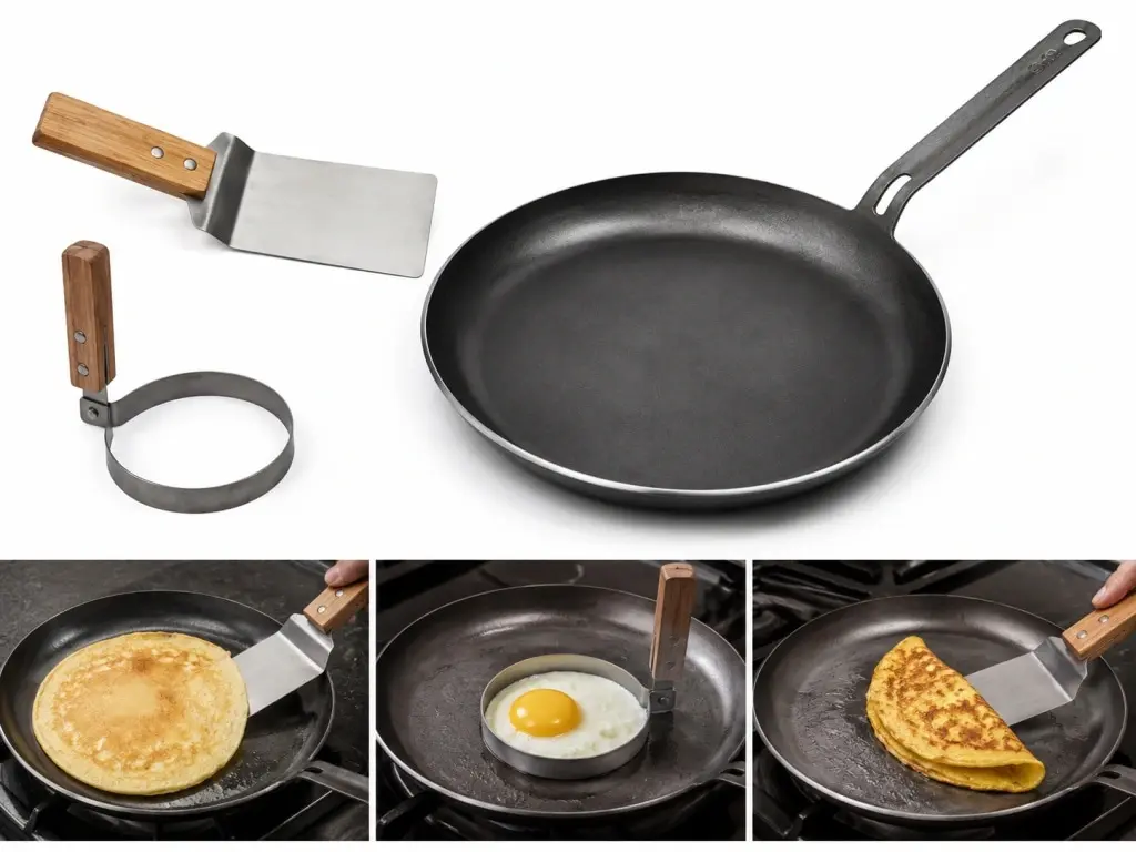 COMBO Desayuno - Sartén 20cm + Espátula + Huevera de REGALO