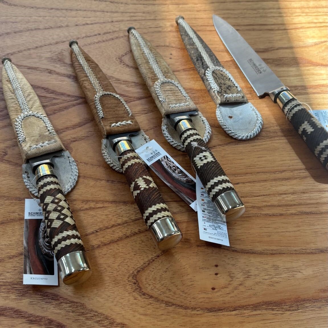 Cuchillo Trenzado Fino y Alpaca 14Cm