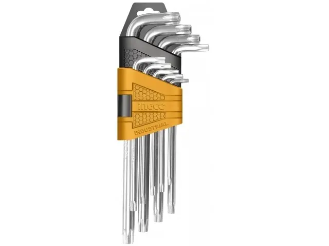 JUEGO DE 9 LLAVES TORX T10 A T50 INGCO