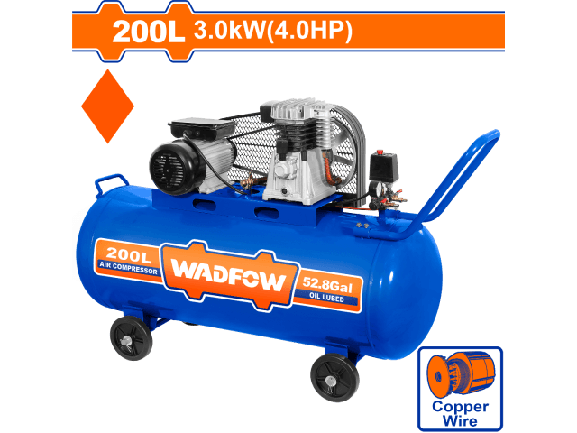 COMPRESOR 200LT 4HP WADFOW WAP4R22