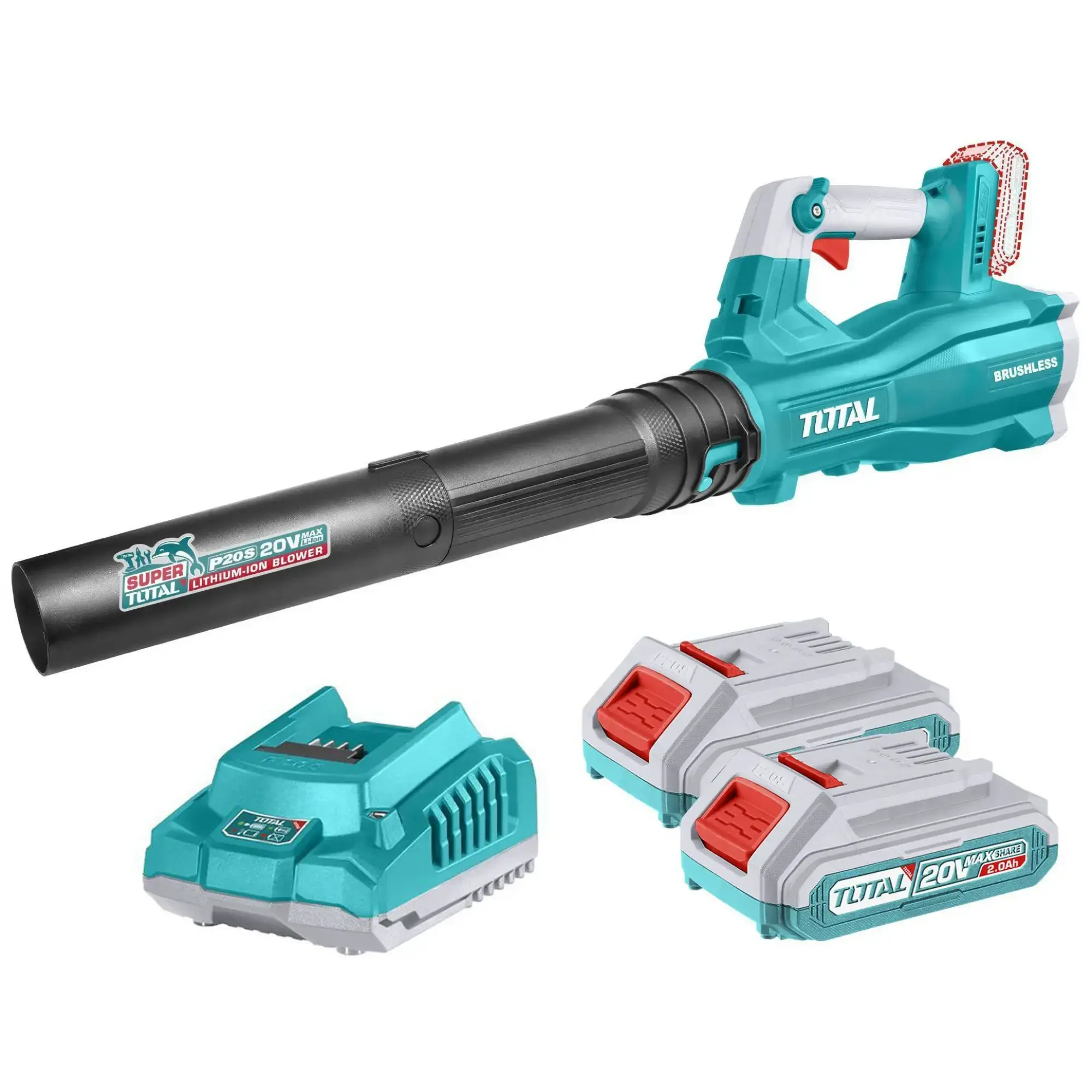 Sopladora Inalámbrica 20v - Doble Batería - Sin Carbones