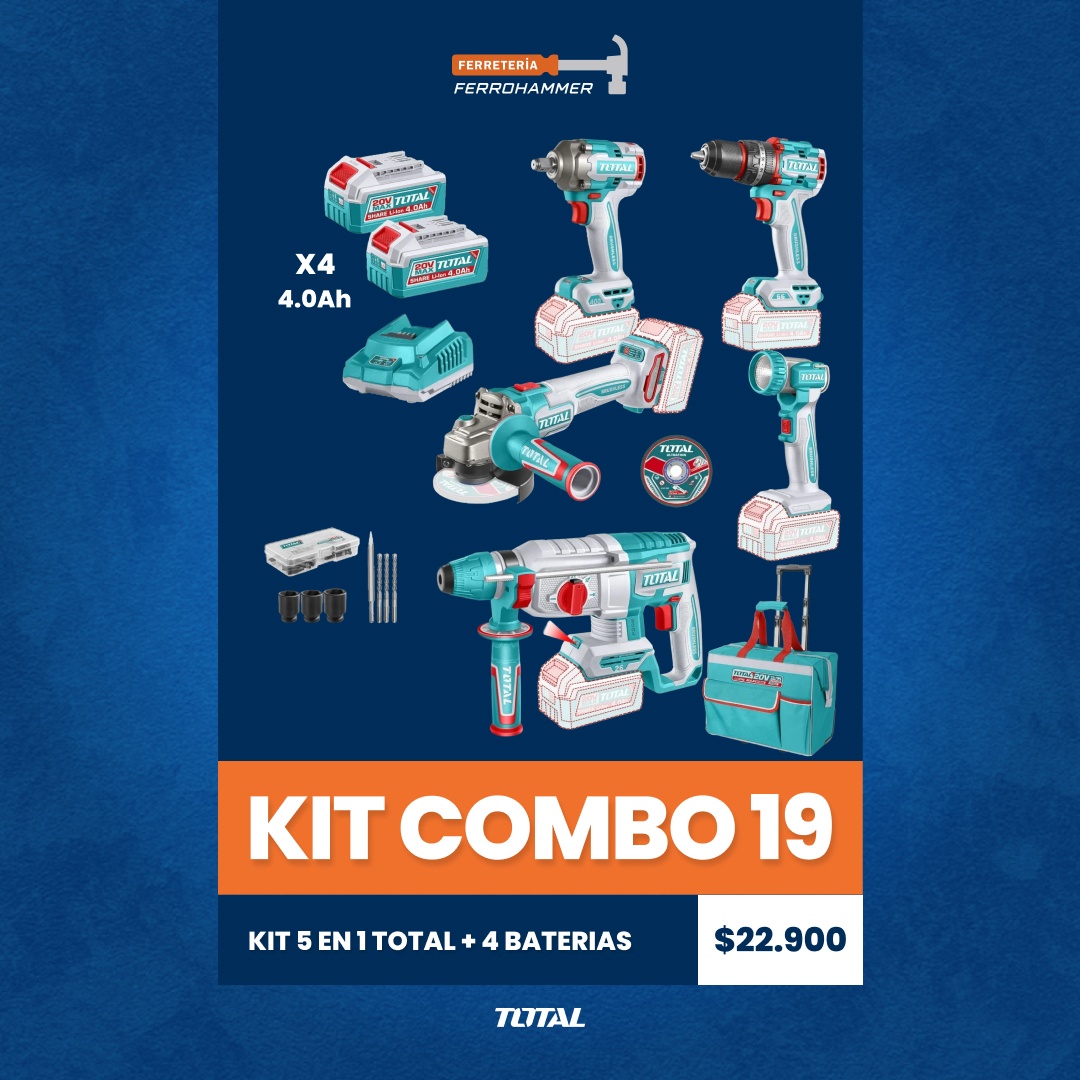 KIT PROMO FERROHAMMER 19
