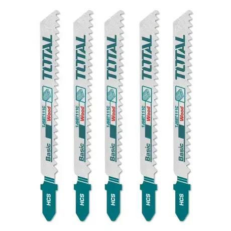 Set de 5 Hojas para Sierra Caladora - Para Madera TOTAL