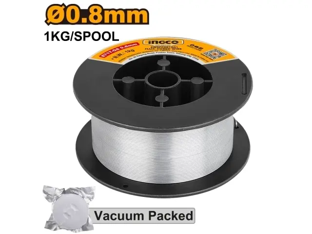 ROLLO ALAMBRE SOLDAR FLUX 1KG X 0.8MM INGCO