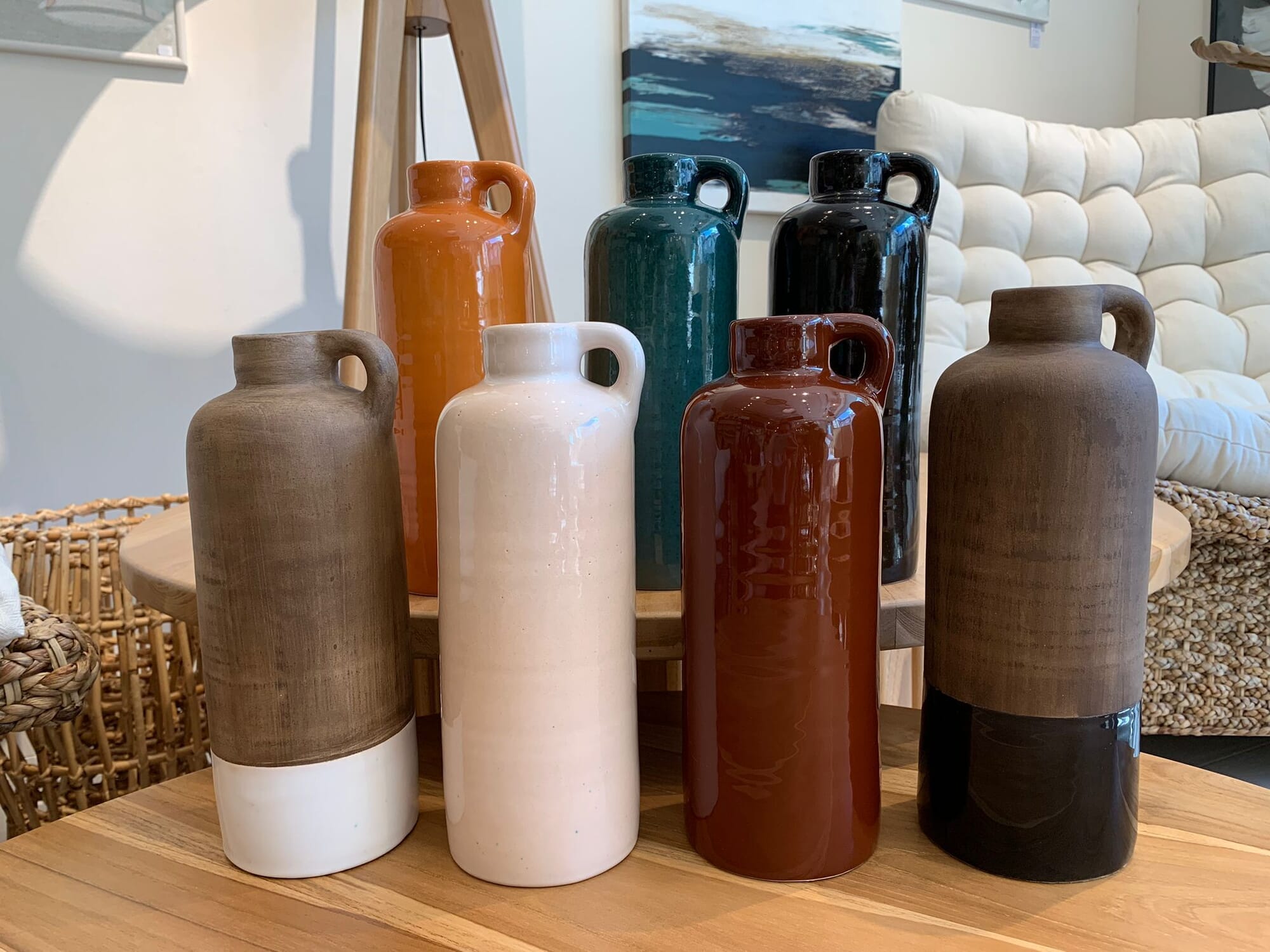Botellon ceramica alto