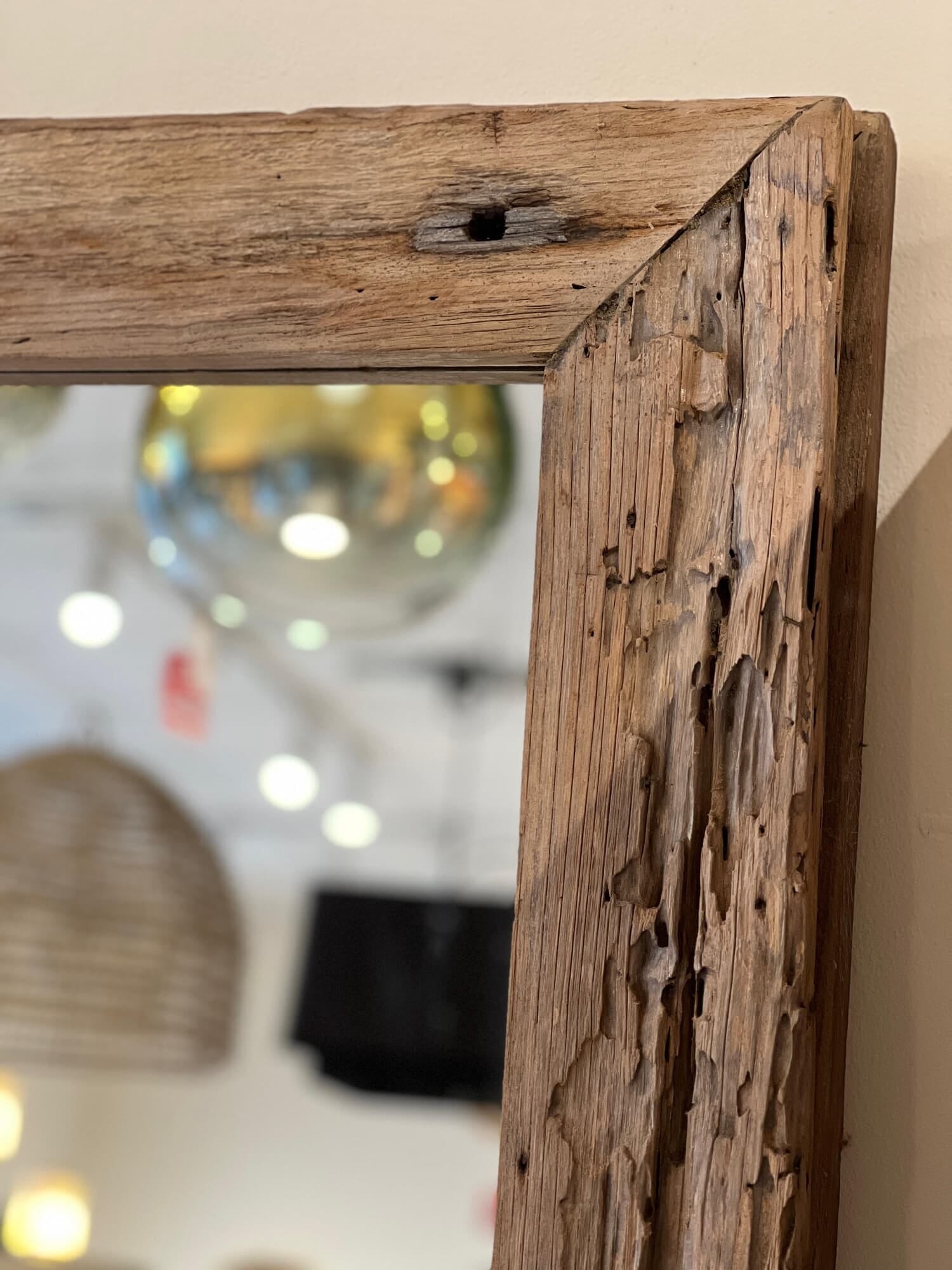 Espejo rectangular rustico