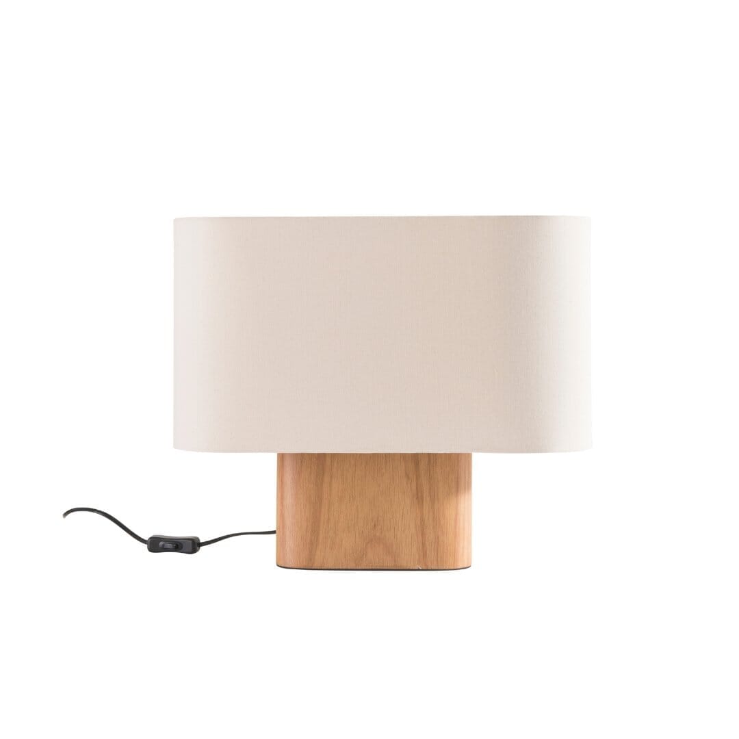 Lampara de mesa eliptica