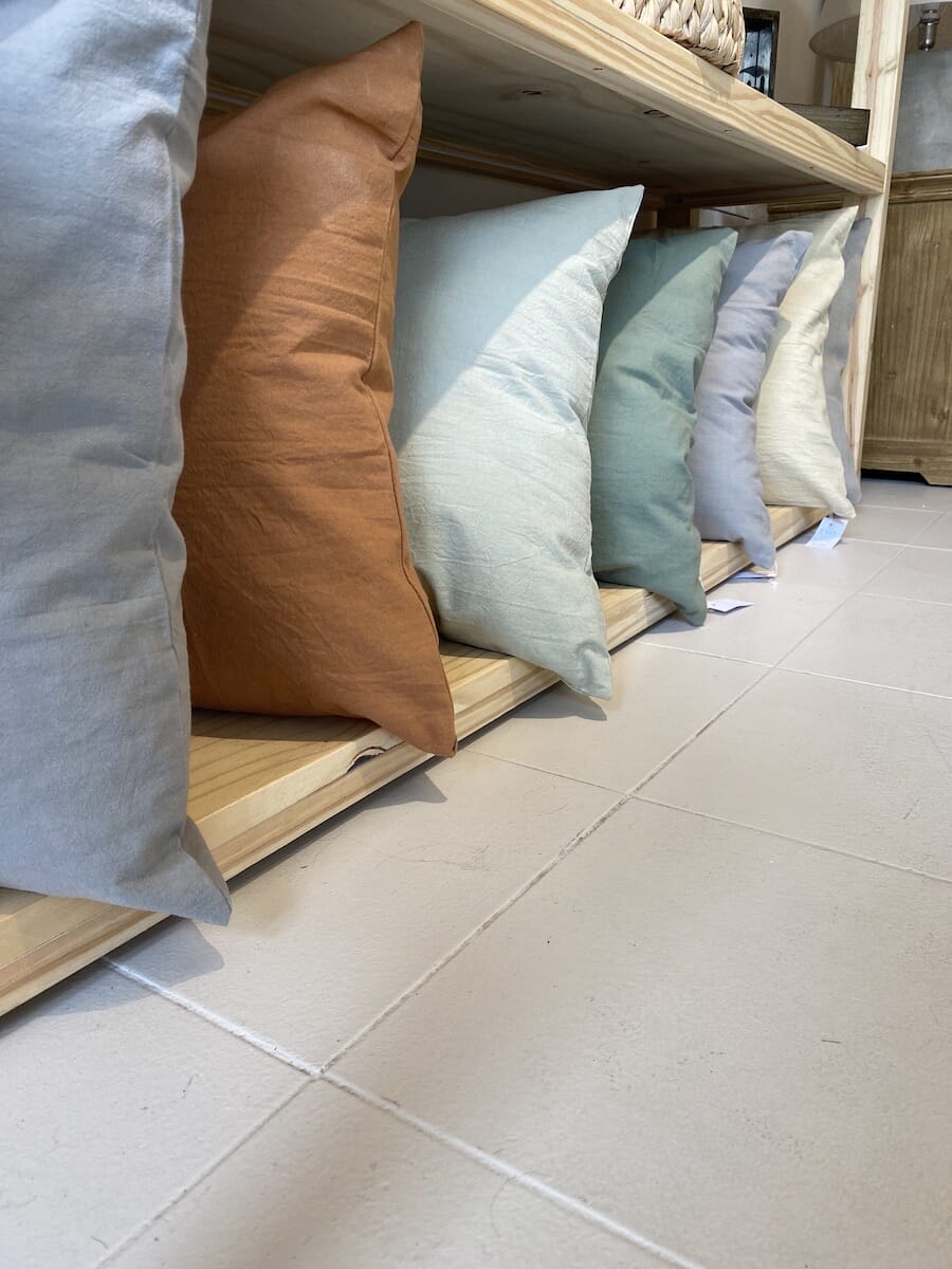 Almohadones de tussor