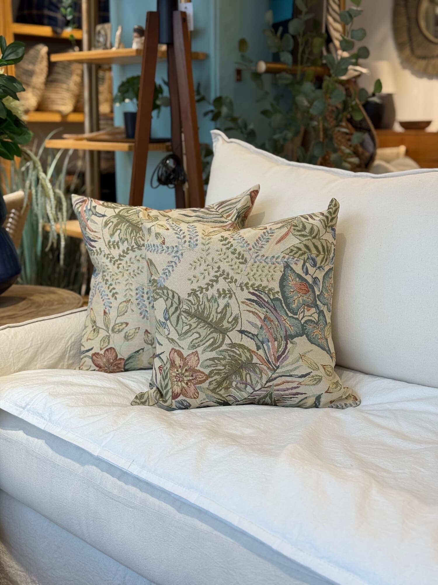 Almohadon estampa verde