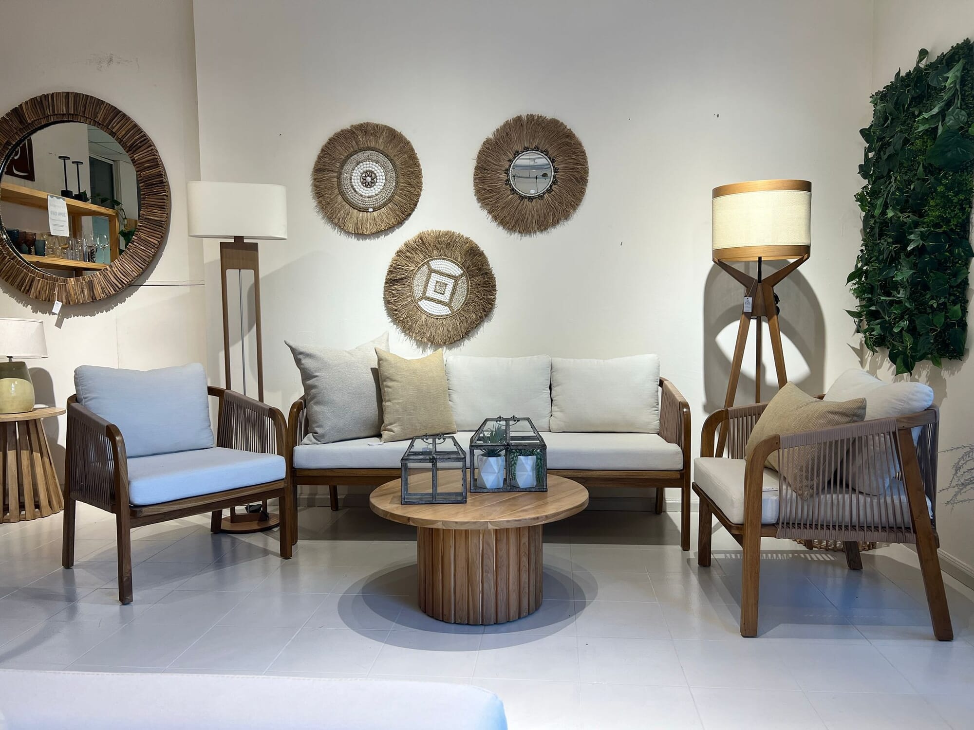 Juego de sillones para exterior
